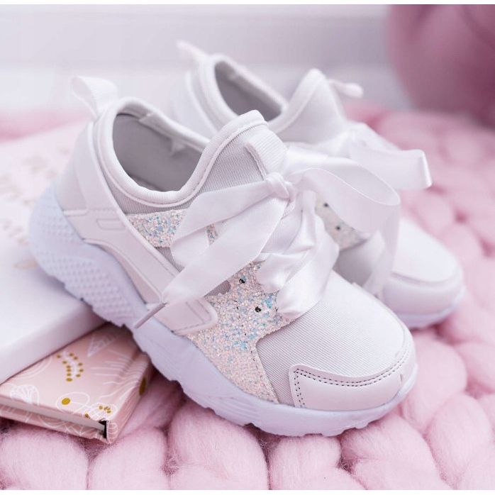 FRROCK Scarpe sportive per bambini da fiaba bianca per bambini bianco 1