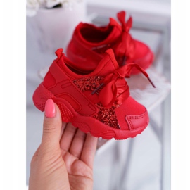 FRROCK Scarpe sportive per bambini da fiaba rossa rosso 2