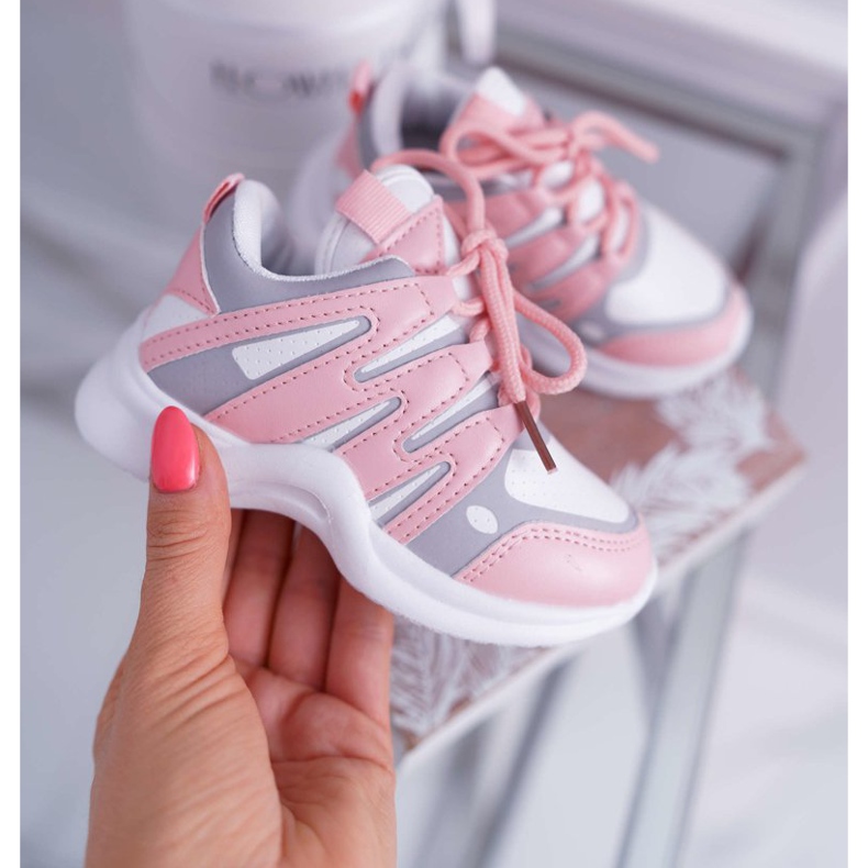 Scarpe sportive rosa Nathie per bambini 2