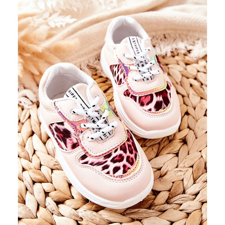 FRROCK Scarpe sportive per bambini con motivo leopardato Pink Penny rosa 1