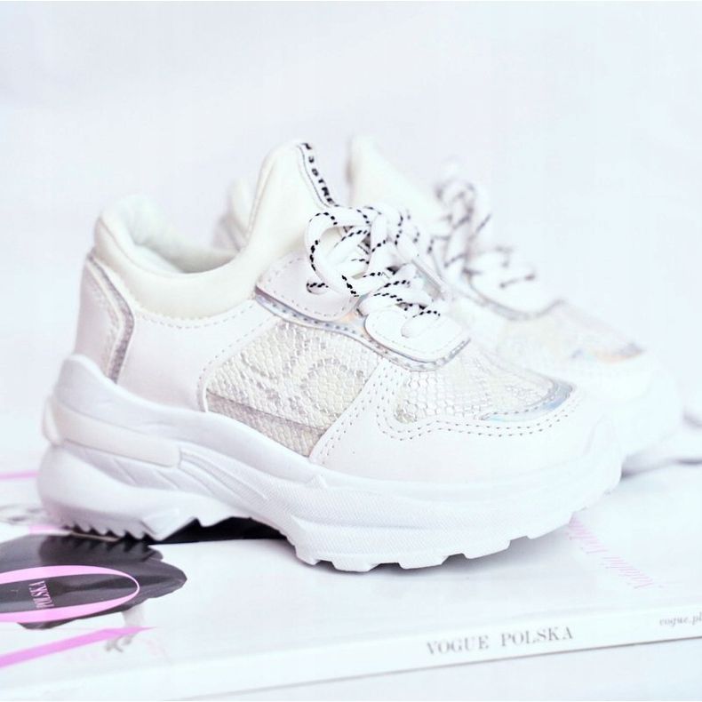 FRROCK Scarpe Sportive Bambino Serpente Bianco Matylda bianca 1