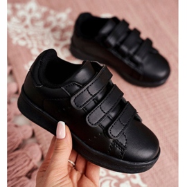 FRROCK Scarpe Sportive Bambino Gioventù Fifi Nere con Velcro nero 1