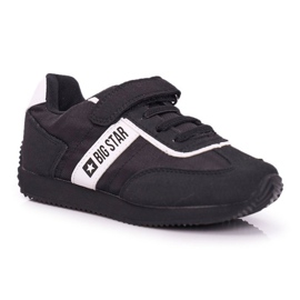 Scarpe Sportive Bambini Big Star Con Velcro Nere FF374134 nero 1