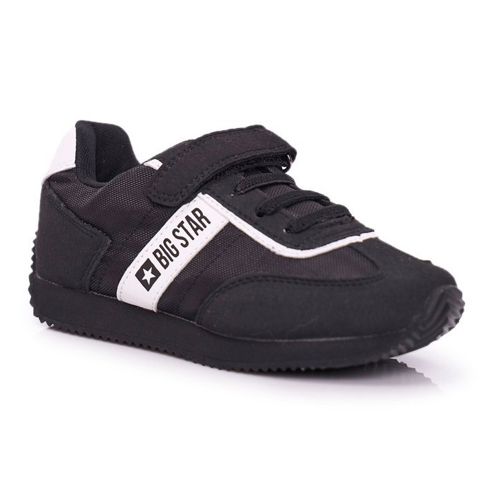 Scarpe Sportive Bambini Big Star Con Velcro Nere FF374134 nero 1