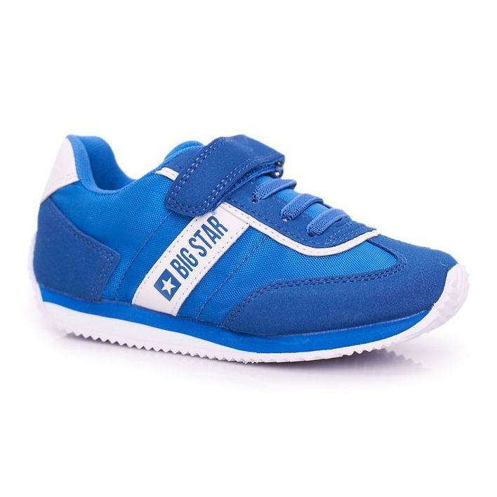Scarpe Sportive Bambino Big Star Con Velcro Blu FF374133 1