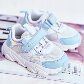Scarpe Sportive Bambino Blu ABCKIDS B011104349 bianco 1