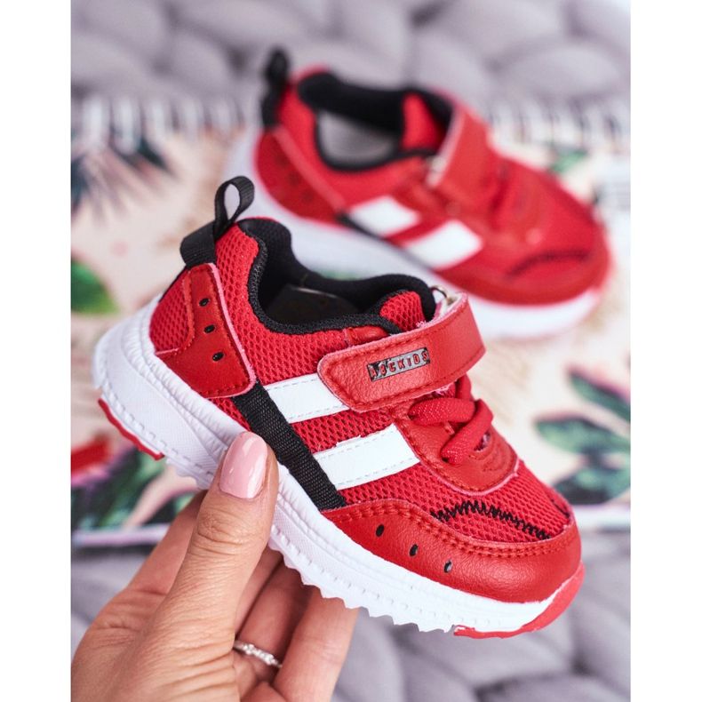 Scarpe sportive per bambini rosse ABCKIDS B933104083 rosso 2