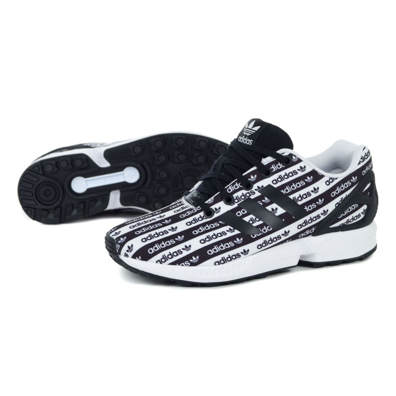 Scarpe Adidas Zx Flux Jr EG4117 bianco nero 1