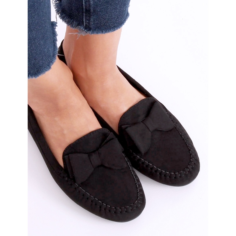 Nero Mocassini neri da donna B2020-6 Black 1