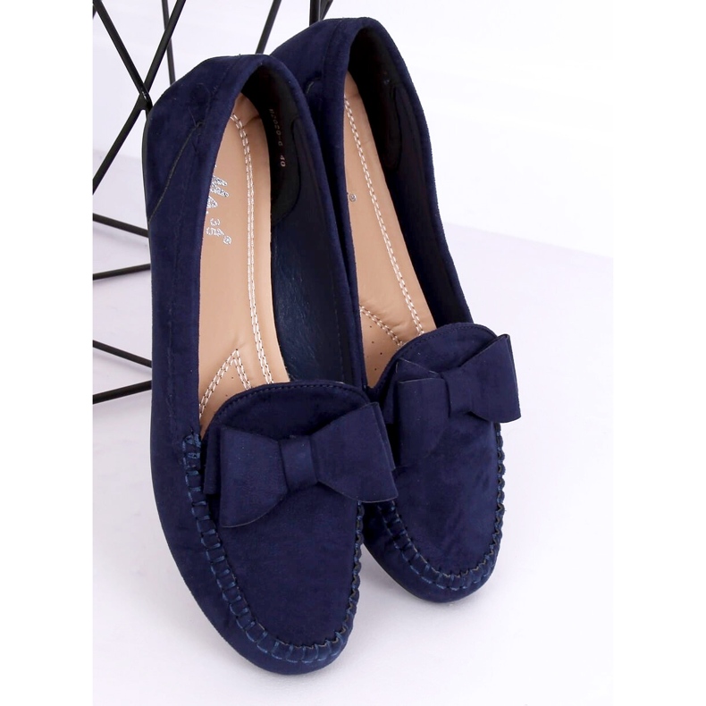Mocassini donna blu navy B2020-6 Dk Blue 2