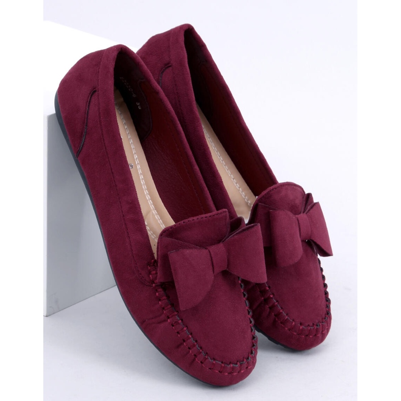 Mocassini donna bordeaux B2020-6 Wine rosso 1