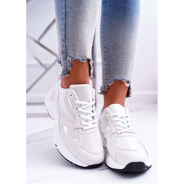 FRJ Scarpe Sportive Donna Bianche Beige Szantal bianca marrone 2