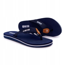 Pantofole da donna Infradito Big Star Navy Blue DD274A254 blu navy 1