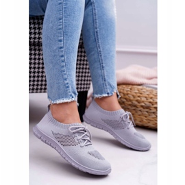 EVE Scarpe Sportive Donna Flessibili Grigie Jenny grigio 1