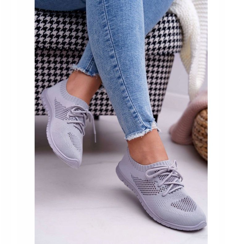 EVE Scarpe Sportive Donna Flessibili Grigie Jenny grigio 2