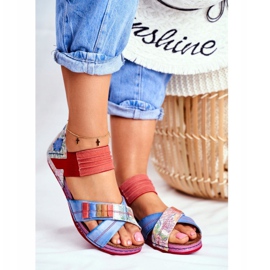 Sandali Donna Maciejka Multicolor 03375 Pelle multicolore 1