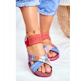 Sandali Donna Maciejka Multicolor 03375 Pelle multicolore 2