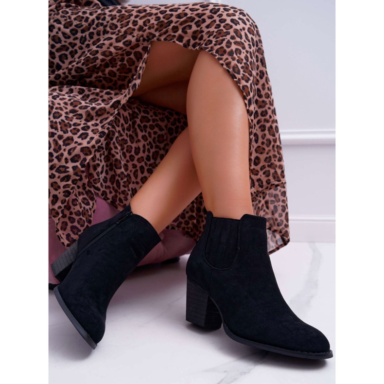 FRID Stivali Donna Con Tacco Alto Camoscio Nero Gomen 2