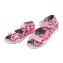 Scarpe per bambini Befado 242P103 nero rosa 3