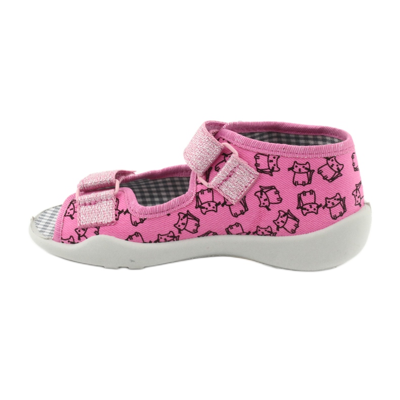Scarpe per bambini Befado 242P103 nero rosa 1