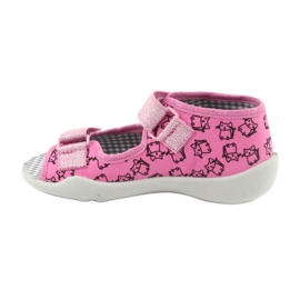 Scarpe per bambini Befado 242P103 nero rosa 2