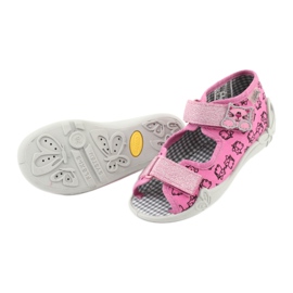 Scarpe per bambini Befado 242P103 nero rosa 5