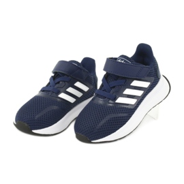 Scarpe Adidas Runfalcon I Jr EG6153 bianca blu navy 3