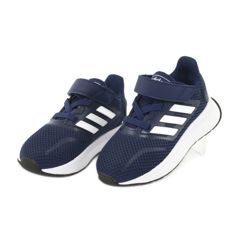 Scarpe Adidas Runfalcon I Jr EG6153 bianca blu navy 3