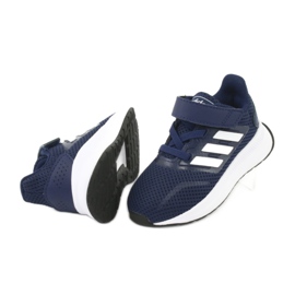Scarpe Adidas Runfalcon I Jr EG6153 bianca blu navy 4