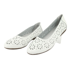 Ballerine bianche traforate Filippo 680 bianca 3