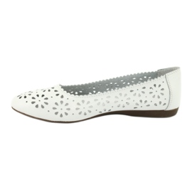 Ballerine bianche traforate Filippo 680 bianco 2