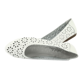 Ballerine bianche traforate Filippo 680 bianco 5