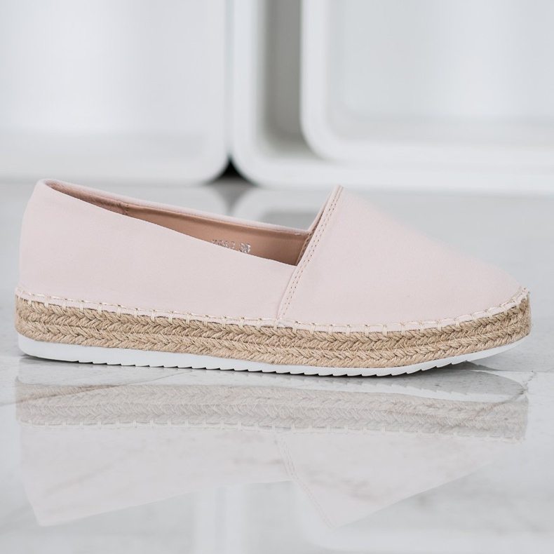 Small Swan Espadrillas in tessuto marrone 2