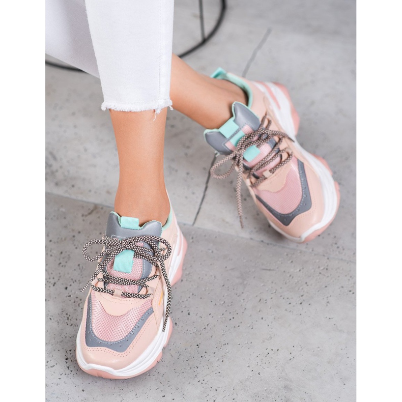 Small Swan Scarpe da ginnastica sportive rosa 1