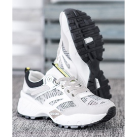 Scarpe sportive MCKEYLOR bianco grigio 1