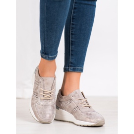 Filippo Sneakers con zeppa in pelle giallo 1