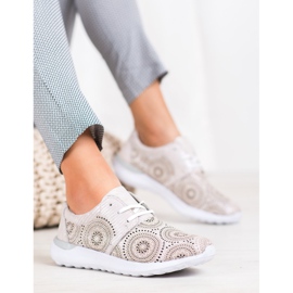 Filippo Scarpe sportive in pelle rosa 1
