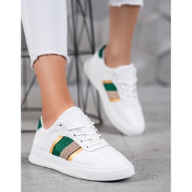 Small Swan Scarpe sportive alla moda bianca 2
