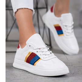 Small Swan Scarpe sportive alla moda bianco 1