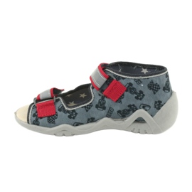 Scarpe da bambino gialle Befado 350P009 nero rosso grigio 3