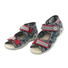 Scarpe da bambino gialle Befado 350P009 nero rosso grigio 4