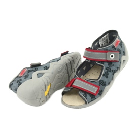 Scarpe da bambino gialle Befado 350P009 nero rosso grigio 5