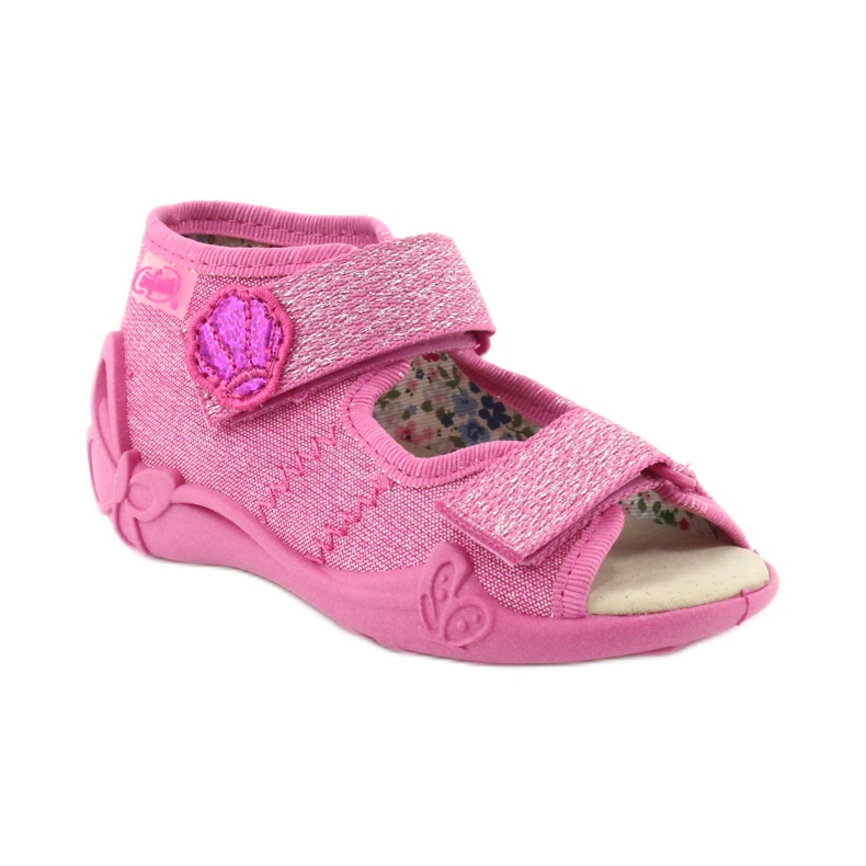 Scarpe per bambini Befado gialle 342P011 rosa grigio 1