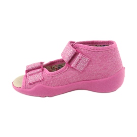 Scarpe per bambini Befado gialle 342P011 rosa grigio 2