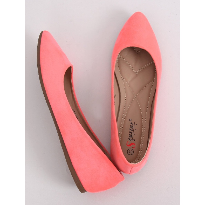 Ballerine corallo da donna CD57P Coral rosa 1