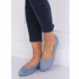 Blu NK17P Ballerine morbide blu da donna 1