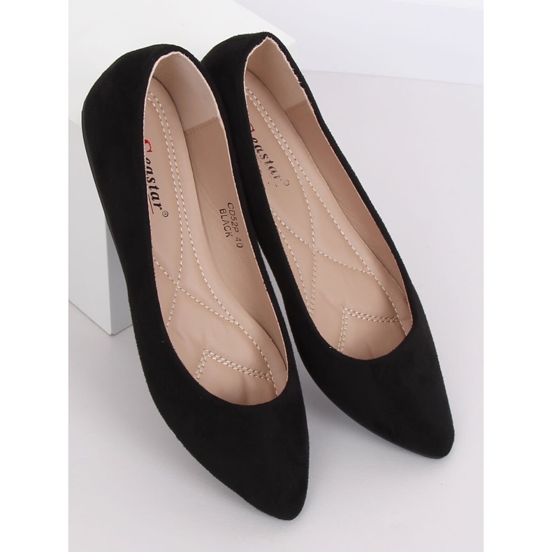 Ballerine con punta a mandorla nere CD52P Black nero 1
