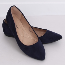 Ballerine con punta a mandorla blu navy CD52P Navy 2