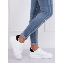 Sneakers da donna bianche 85-428 BIANCO/NERO 1