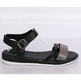 Sandali neri da donna D-118 Black nero 2